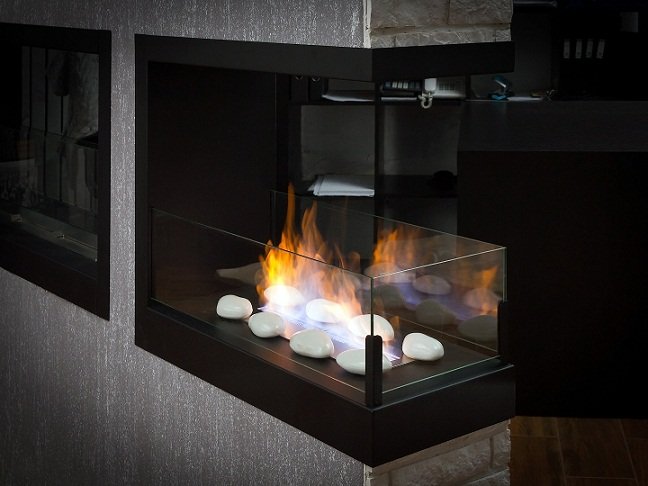 Встроенный биокамин Lux Fire Торцевой 690 S ВБКТ-690S