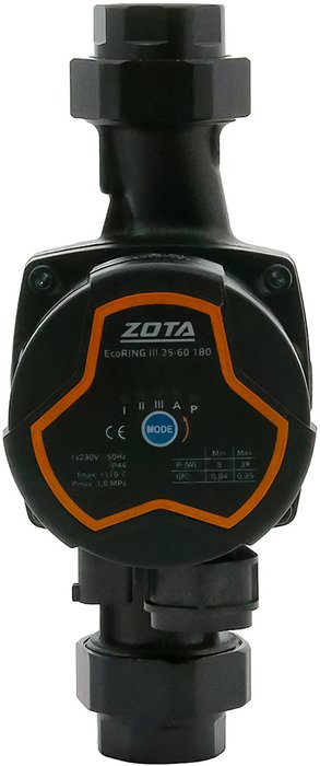 Циркуляционный насос Zota EcoRING III 25-60 180 с гайками