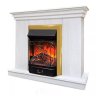 Каминокомплект Хорошие Камины Марс с очагом RealFlame Majestic Lux BR S белое дерево