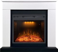 Каминокомплект Royal Flame Bergen 23 CRM (Разборный) с очагом Emerald 23 белый с черным