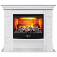 Каминокомплект RealFlame Brixton 25.5 WT с очагом FireStar 25.5 3D