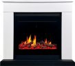Каминокомплект Royal Flame Bergen 23 CRM (Разборный) с очагом 5D V-ART 25 белый с черным