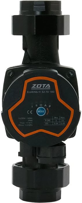 Циркуляционный насос Zota EcoRING III 32/70 180 с гайками