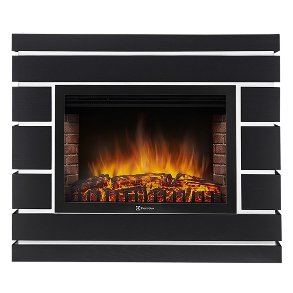 Каминокомплект Electrolux EFP/P-3020LS N портал Moderno 30 шпон чёрный дуб