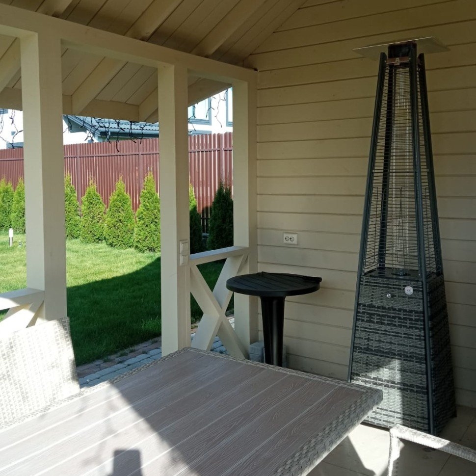 Уличный газовый обогреватель WWT 13I Rotang Grey Mini 1.8m