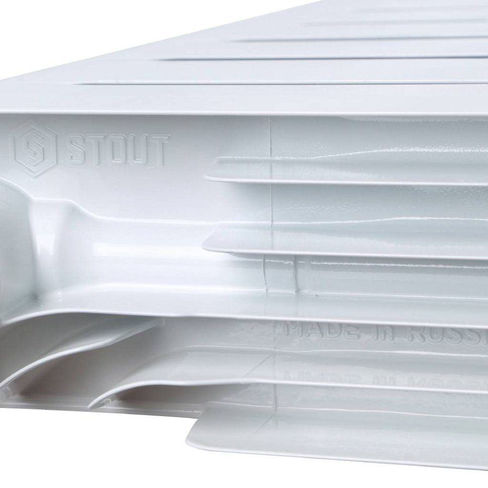 Радиатор биметаллический STOUT Space 500 x14 нижнее правое подключение