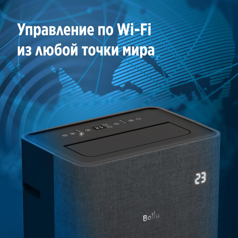 Мобильный кондиционер Ballu BPAC-14 EW/N6 Velure