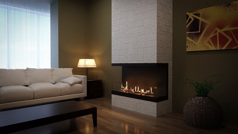 Встроенный биокамин Lux Fire Фронтальный 440 S ВБКФ-440S