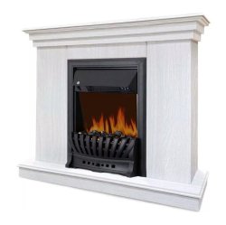 Каминокомплект Хорошие Камины Марс с очагом Royal Flame Aspen Black белое дерево