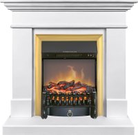 Каминокомплект Royal Flame California STD CRM (Разборный) с очагом Fobos FX Brass санд сноу