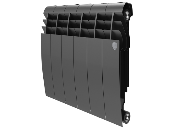 Биметаллический радиатор отопления Royal Thermo BiLiner 350 10 секций Noire Sable