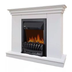 Каминокомплект Хорошие Камины Марс с очагом Royal Flame Aspen Black белый