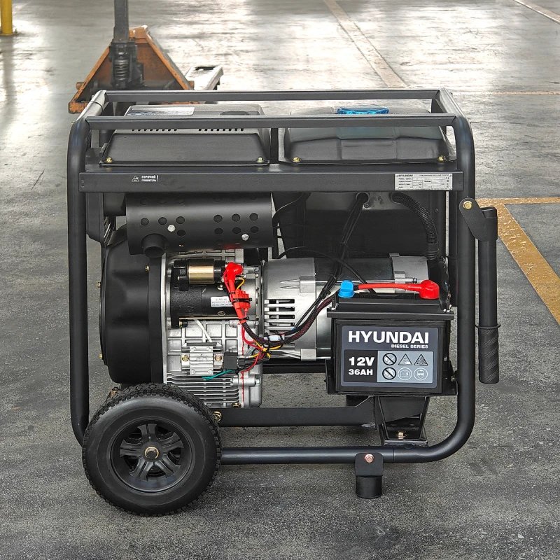 Дизельный электрогенератор Hyundai DHY 10000LE-T