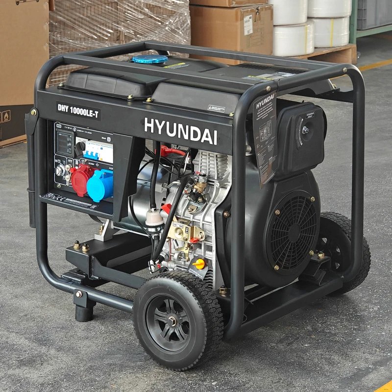 Дизельный электрогенератор Hyundai DHY 10000LE-T