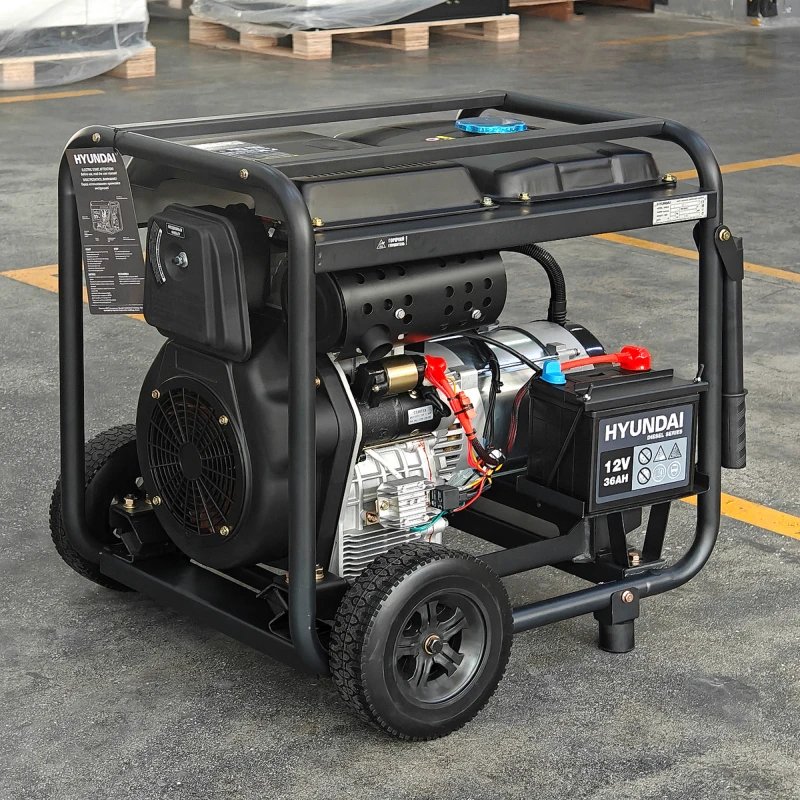Дизельный электрогенератор Hyundai DHY 10000LE-T