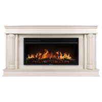 Каминокомплект Firelight Olympia 42/40/36 + очаг Electrolux EFP/P-4220LS слоновая кость с золотой патиной