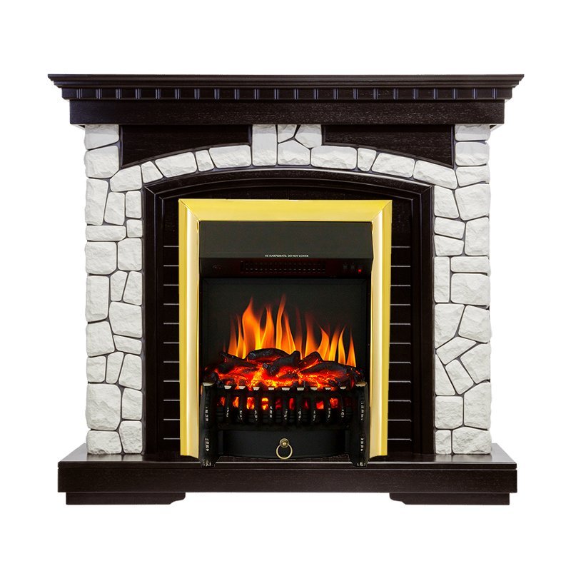 Каминокомплект Royal Flame Glasgow с очагом Fobos FX Brass
