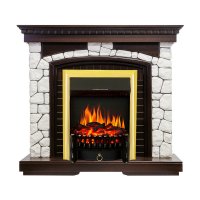 Каминокомплект Royal Flame Glasgow с очагом Fobos FX Brass