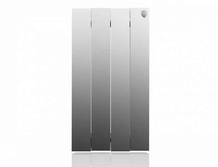 Биметаллический радиатор отопления Royal Thermo PianoForte 500 VD 4 секции Silver Satin