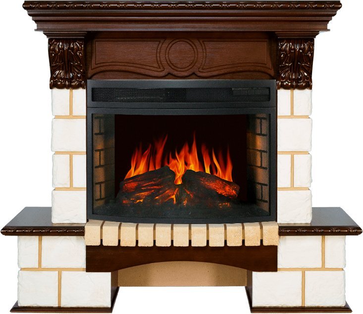 Каминокомплект Royal Flame Pierre Luxe шампань c очагом Dioramic 25 FX