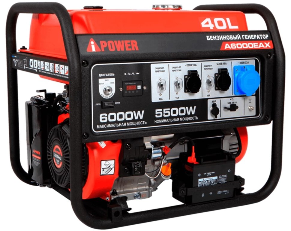 Бензиновый генератор A-iPower A6500EAX