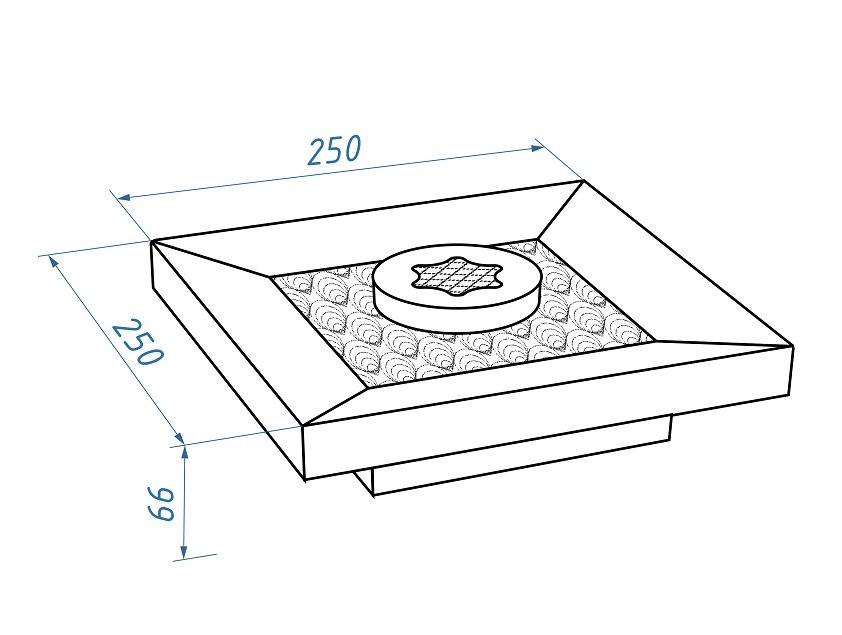 Настольный биокамин Good Fire Шале S КН-07S