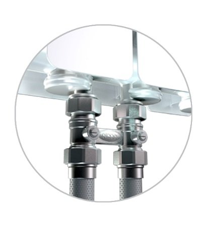 Алюминиевый радиатор отопления Rifar Alum Ventil 500 VR 8 секций