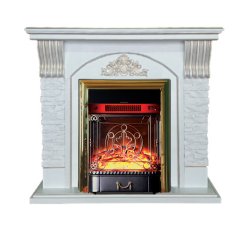 Каминокомплект Interflame Диксон с очагом Majestic FX M Brass