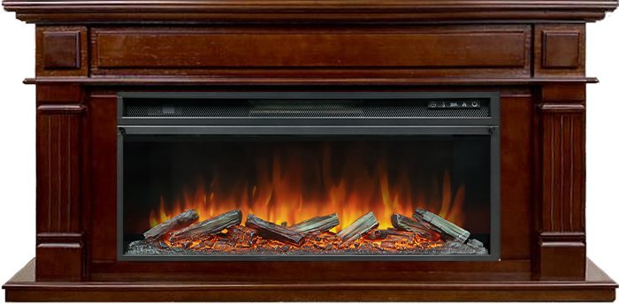 Каминокомплект Royal Flame Atlanta с очагом Vision 42 LOG LED темный дуб