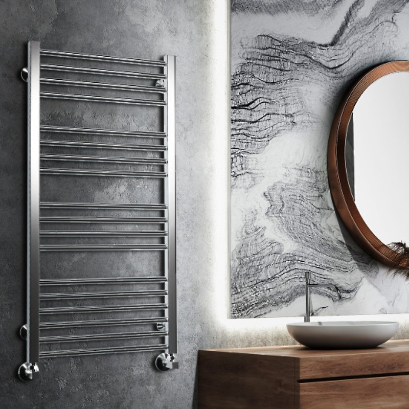 Водяной полотенцесушитель Royal Thermo Stato П11 500х800 полированная сталь