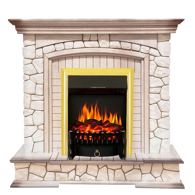 Каминокомплект Royal Flame Preston с очагом Fobos FX Brass