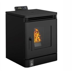 Камин пеллетный Zota B6H22 Black 6 кВт WiFi