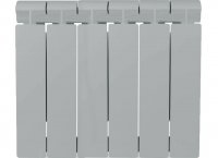 Радиатор биметаллический Global Style Plus 350 (6 секций) серый