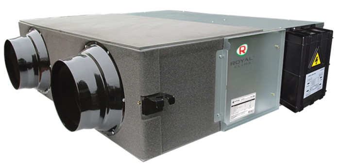 Приточно-вытяжная установка Royal Clima RCS-1250-U+RCE-WFM Soffio Uno с Wi-Fi модулем