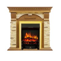 Каминокомплект Royal Flame Dublin с очагом Fobos FX Brass