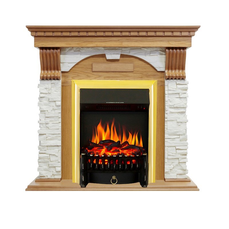 Каминокомплект Royal Flame Dublin с очагом Fobos FX Brass