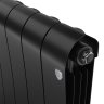 Биметаллический радиатор отопления Royal Thermo Infinity 500 4 секции Noir Sable
