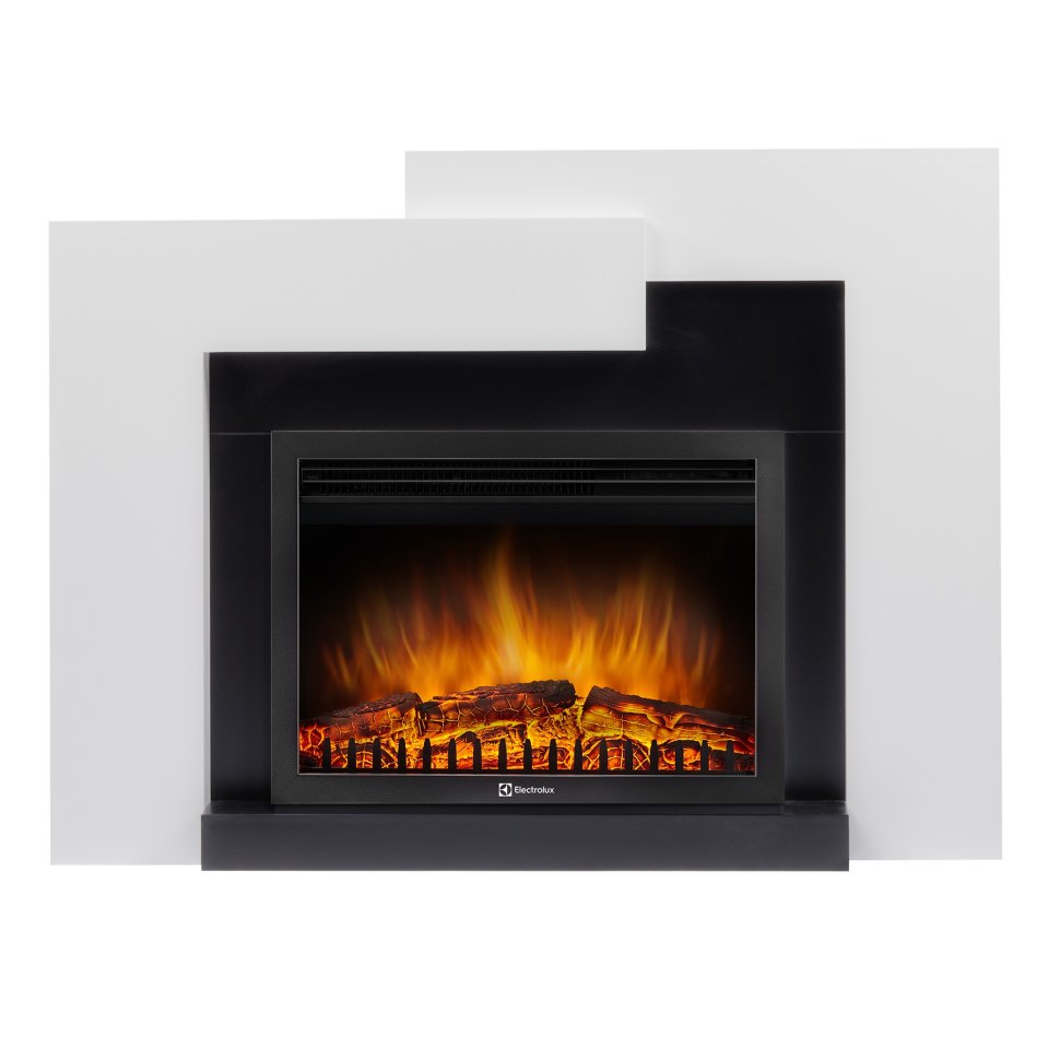 Каминокомплект Firelight Tetris 25 с очагом BFP/P-2520 белый/серый