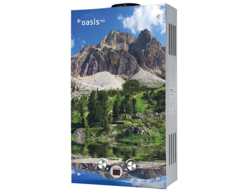 Водонагреватель проточный газовый Oasis L-20 Eco Glass