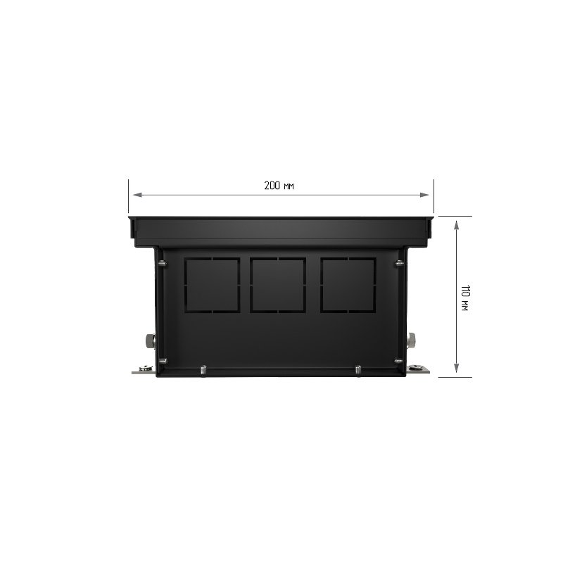 Внутрипольный конвектор Royal Thermo Atrium 110/200/1600-DG-U-LB