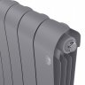 Биметаллический радиатор отопления Royal Thermo Infinity 500 8 секций Noir Sable