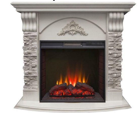Каминокомплект RealFlame Athena GR STD/EUG/25/25&#039;5 WT с очагом Sparta 25,5 LED