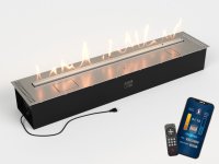 Автоматический биокамин Lux Fire Smart Flame 1300 RC Inox