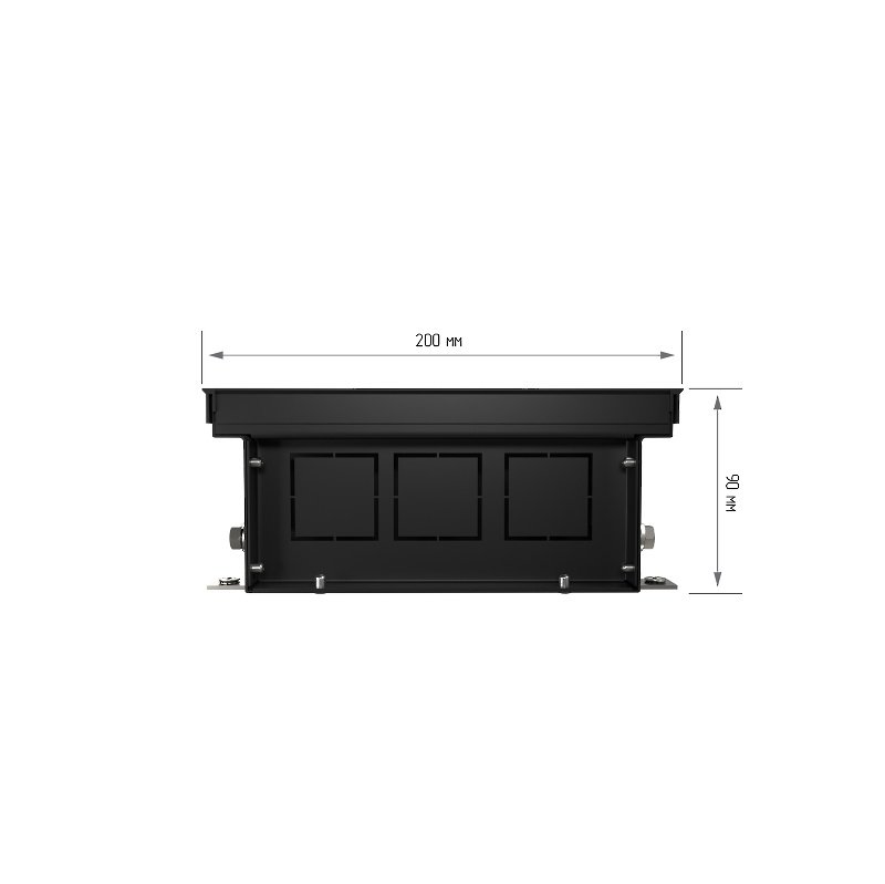 Внутрипольный конвектор Royal Thermo Atrium 90/200/1600-DG-U-NA