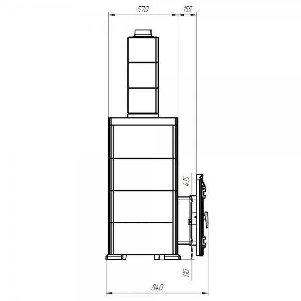 Печь банная PROMetall Атмосфера XL в облицовке Империя Талькохлорит комплект