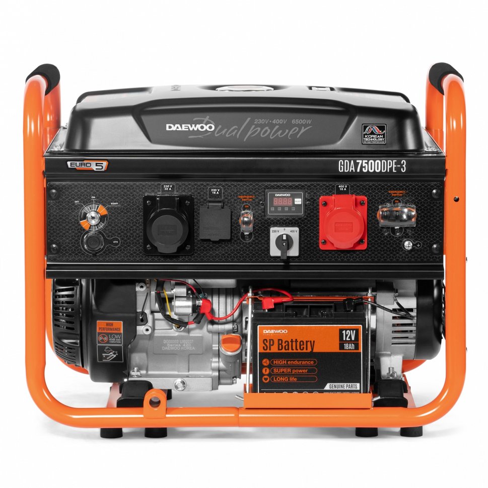 Генератор бензиновый Daewoo GDA 7500 DPE-3