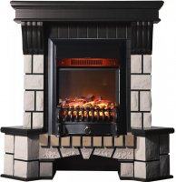 Каминокомплект Interflame Экстер М венге угловой с очагом Fobos FX M Black