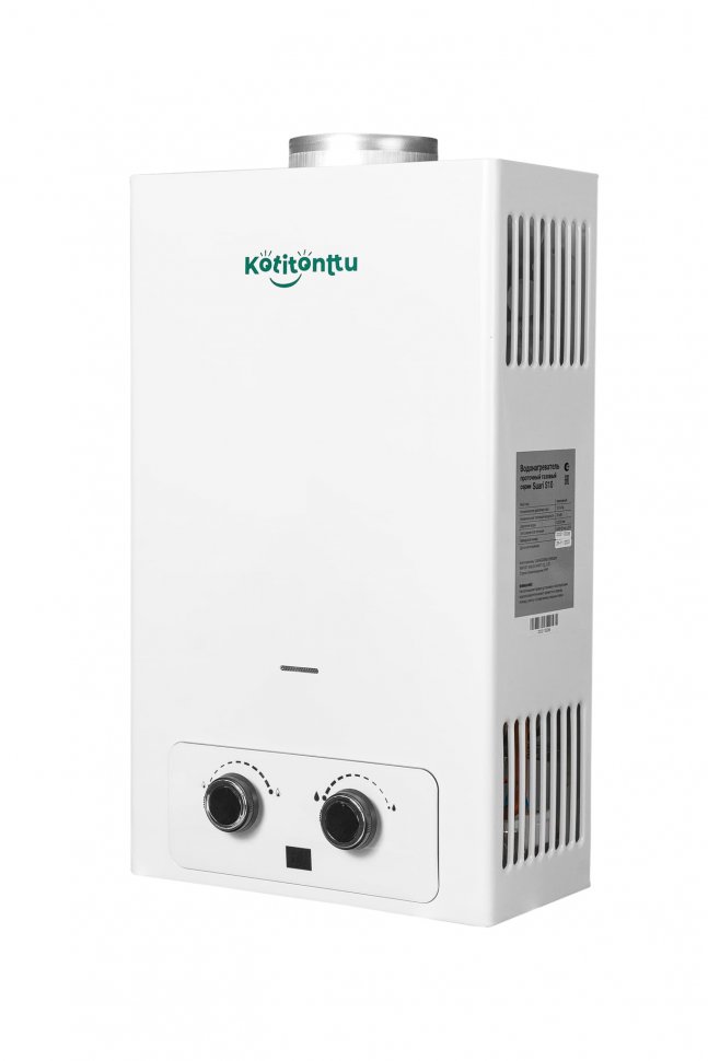 Проточный газовый водонагреватель Kotitonttu Suari S12 (24 кВт)