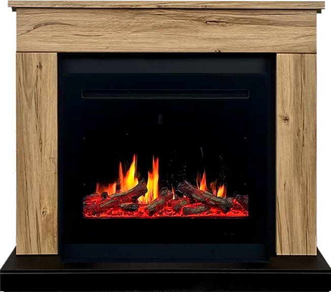 Каминокомплект Royal Flame Bergen 23 (Разборный) с очагом 5D V-ART 25 дуб галифакс