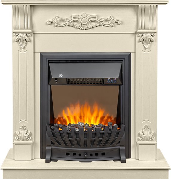 Каминокомплект Royal Flame Palermo SFT (Разборный) c очагом Aspen Black слоновая кость